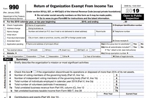 Irs Form 990 What Is It