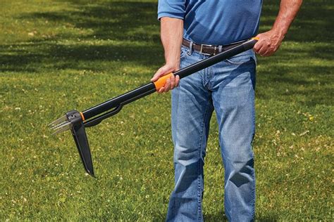 Stand Up Weed Puller Removes Weeds Instantly From The Roots