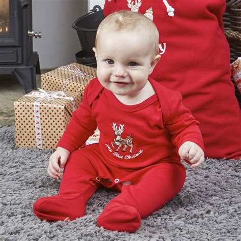 My First Christmas Baby Grow By Paint My Dreams
