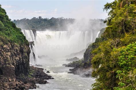 Devil S Throat Iguazu Falls Argentina Stock Photo Image Of World