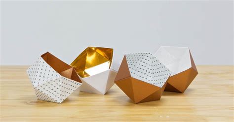 Origami Decor - How To Make a Paper Bowl - Pink Book ...