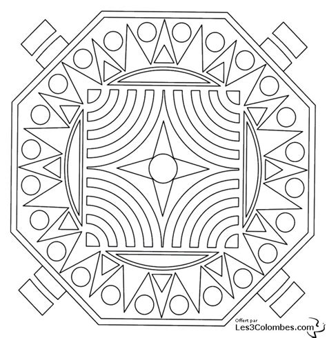 Coloriage Mandala 46 Coloriage En Ligne Gratuit Pour Enfant