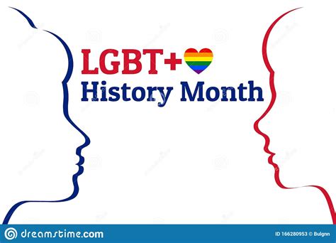 Lgbt History Month Concept Of Annual Month Long Observances With