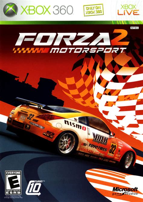 forza motorsport 2 2007 xbox 360 box cover art mobygames