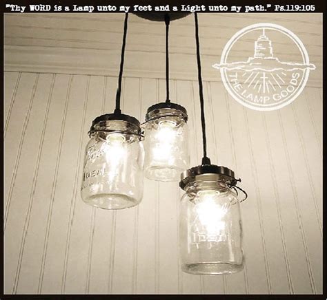 Mason Jar Track Lighting Pendant Single New Quart The Lamp Goods
