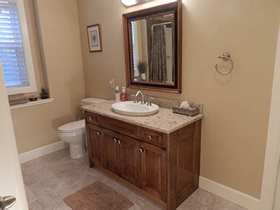 Refacing bathroom cabinets is an economical way to give the room an entirely different look. How to Reface a Bathroom Vanity Cabinet | Dowelmax