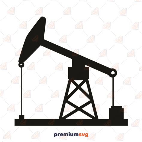 Oil Rig Svg Oil Pump Svg Oilfield Pump Svg Dxf Eps Png Ph