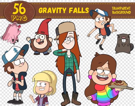 Gravity Falls Clipart Gravity Falls Characters Gravity