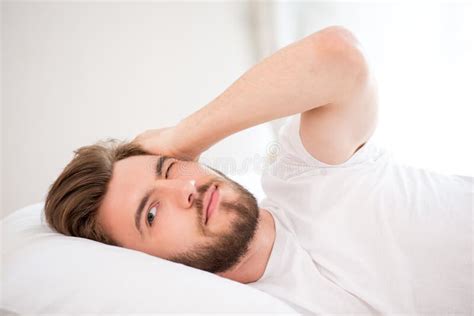 Young Man Waking Up Stock Photo Image Of Bright Beauty 45160650