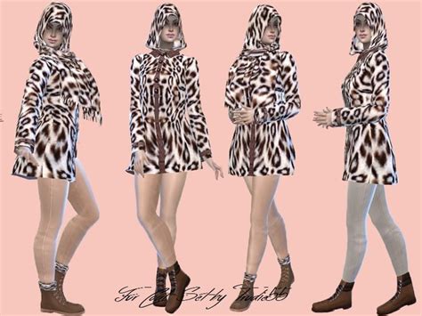 Lovely Fur Coat For The Winter Found In Tsr Category Sims 4 Female