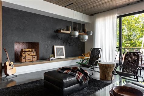 23 Sleek Industrial Style Living Room Ideas