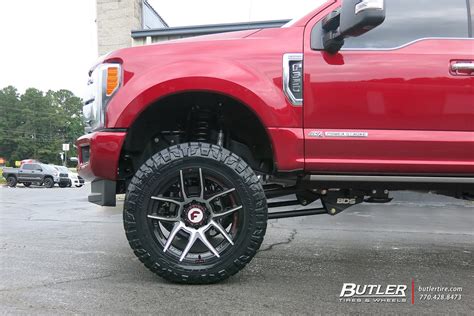 Ford F350 With 22in Forgiato Ft01 Wheels And Nitto Ridge Grappler Tires
