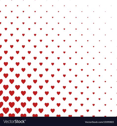 Red And White Heart Pattern Background Royalty Free Vector