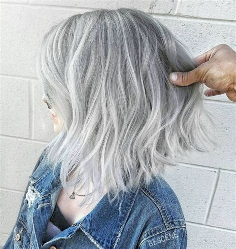 60 Ideas Of Gray And Silver Highlights On Brown Hair Silver Hair