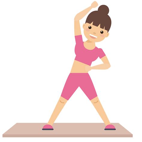 Physical Fitness Physical Exercise Clip Art Women Workout Cartoon Png