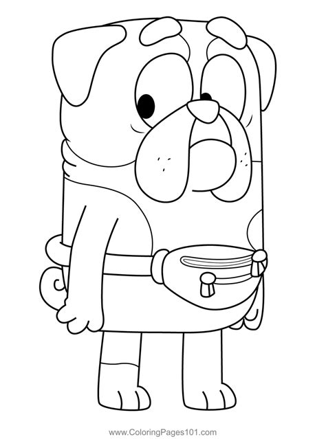Wintons Dad Bluey Coloring Page For Kids Free Bluey Printable