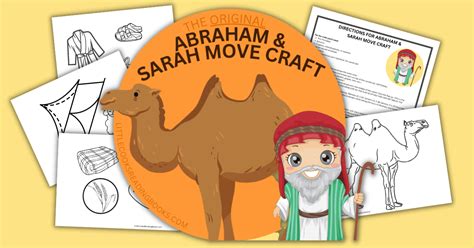 Abraham And Sarah Craft Free Printable Bible Coloring Pages Trust God