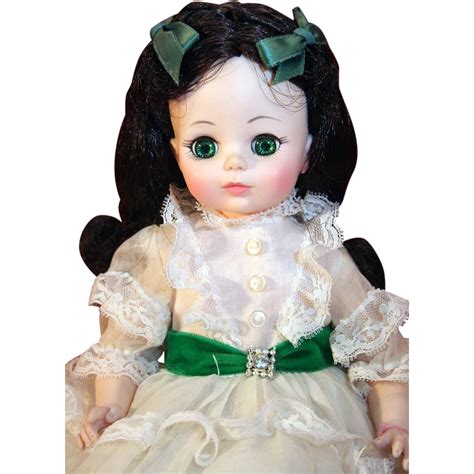 Madame Alexander Plastic 14 Tall Doll From Gone With The Wind In Good