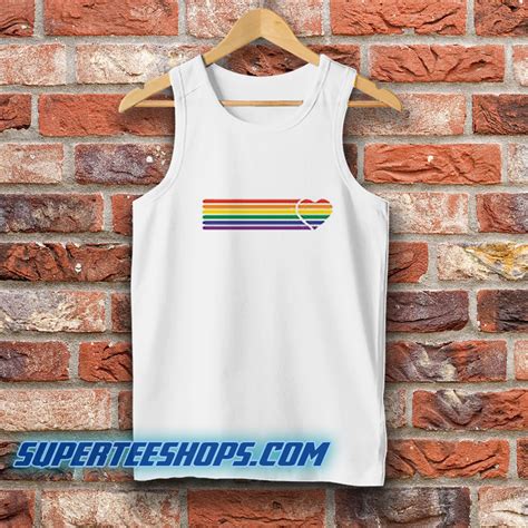Gay Pride Rainbow Colour Tank Top
