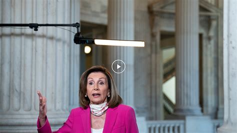Pelosi Says A Stimulus Deal Is ‘close And Is ‘pleased With Progress