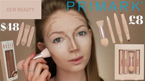Testing New Primark Makeup Nudes Collection Kkw Dupe Olivia Grace