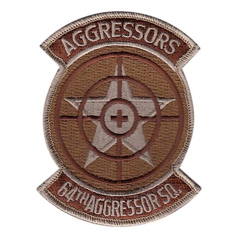 64 Agrs Custom Patches 64th Aggressor Squadron Patches