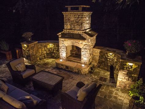 Fireplaces Vision Hardscapes Outdoor Fireplace Designs Hardscape