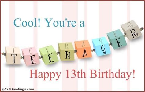 What you choose as a 13th birthday message matters. Pin by Sze Ki Pat on Parties | 13th birthday wishes, Happy ...