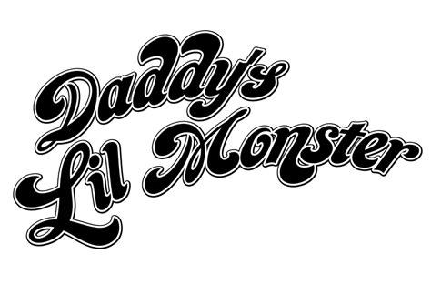 daddy s lil monster graphic by gothams clown queen on deviantart