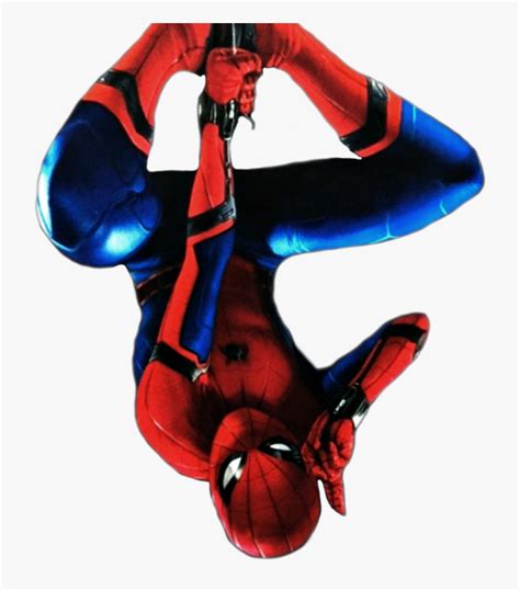 Upside Down Clipart Spiderman - Mcu Spiderman Upside Down , Transparent Cartoon, Free Cliparts ...