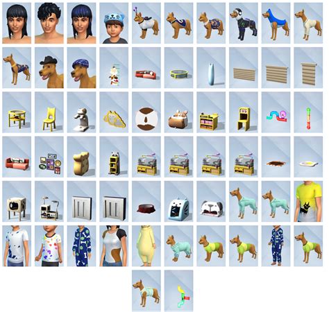 The Sims 4 Blogger The Sims 4 My First Pet Stuff Pack All Pack Items