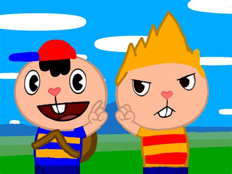 Ness And Lucas In Happy Tree Friends By Cesargamer6578 On Deviantart