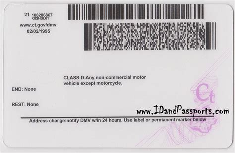 Connecticut id cards are valid for 7 years and will cost you: Buy Connecticut Drivers License Online - CT (New) - SAMPLE DOCUMENTS