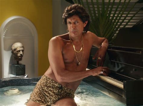 Jeff Goldblum Goes Shirtless But Piles On The Hair In Wacky Commercial