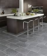 Kitchen With Gray Tile Floor Pictures