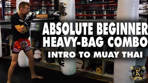 The Perfect Beginner Heavy Bag Drill Muay Thai Coach Bubba Youtube