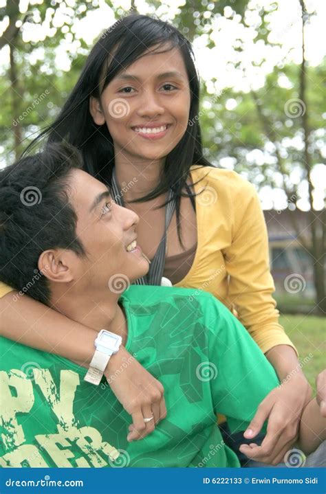 Young Happy Asian Couple Stock Image Image Of Relaxing 6222133