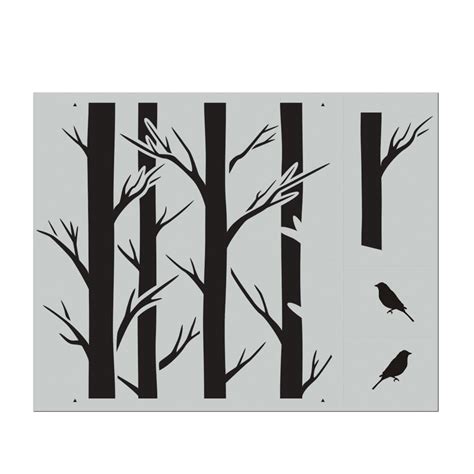 Stencil1 Tree Large Repeat Pattern Stencil S1trpalrg The Home Depot
