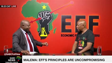 Sabc Speaks To Eff Leader Julius Malema
