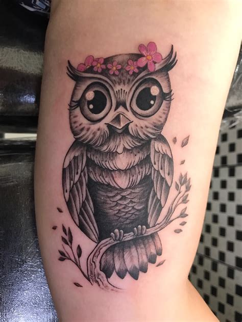 Pin By Joanna Dillon On My Tattoos Cute Owl Tattoo Tattoos Girly