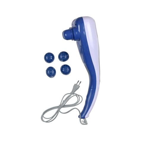 plastic blue double head body massager at rs 650 piece in ludhiana id 20293640288
