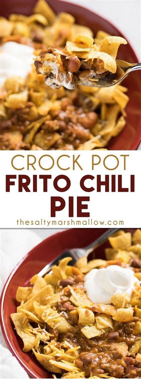 Crockpot Frito Chili Pie Crockpot Recipes Easy Easy Crockpot