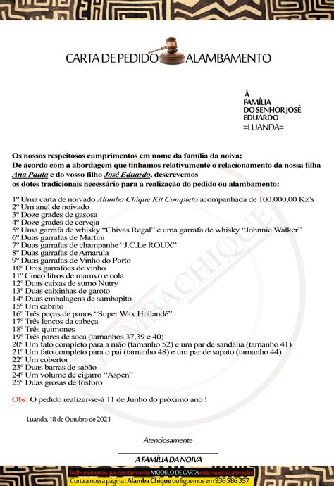 Cartas De Pedido E Alambamento Modelo De Lista De Alambamento GrÁtis