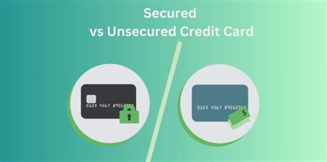 Secured Vs Unsecured Credit Cards Whats The Difference