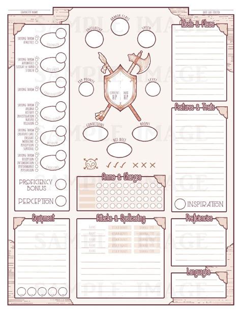 This Item Is Unavailable Etsy Character Sheet Dnd Character Sheet Character Sheet Template