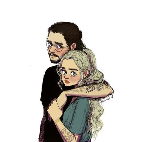 Jonerys Fan Art By Bloomsbury Gameofthrones Daenerys Jonsnow Ship