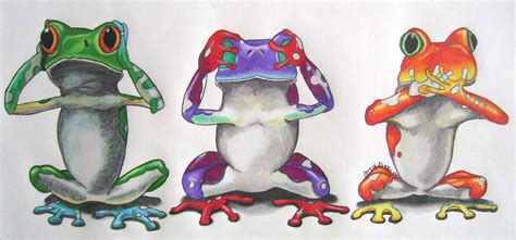 Frogs Art Art Frogs Drawn In Color Pencil Frog Drawing Drawings