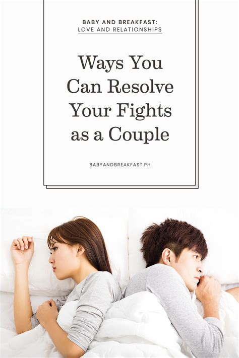 10 Ways You Can Resolve Your Fights As A Couple Couple Advice Marriage Couple Couples