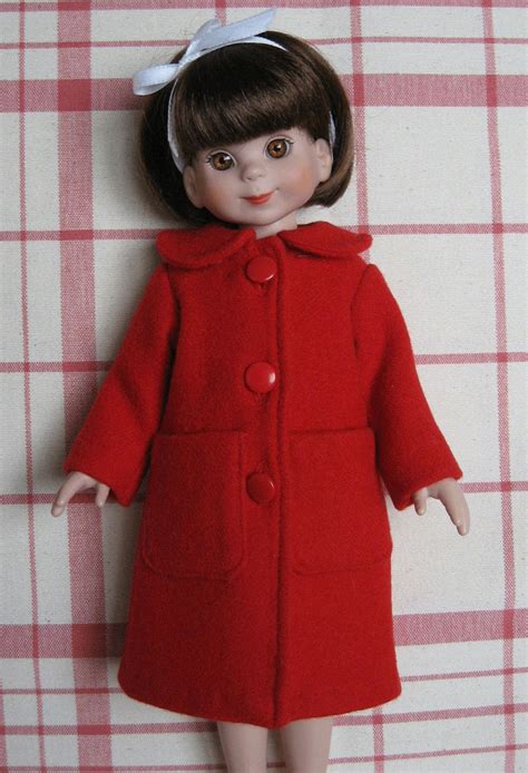 For 14 Tonner Betsy Mccall Doll One Of A Kind Red Etsy Red Wool Coat