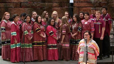 cherokee days 2016 cherokee national youth choir 2 youtube